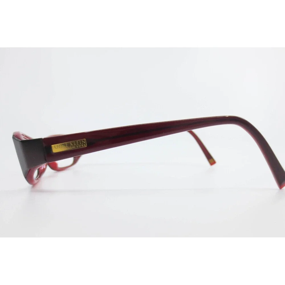 Anne Klein New York AK 806 163 Burgundy Red Rectangular Eyeglass Frames